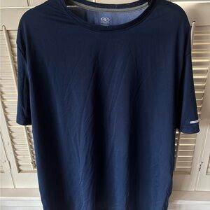 Athletic Works Men’s Navy T-Shirt. Moisture Wicking, Wrinkle Resistant Shirt 3XL